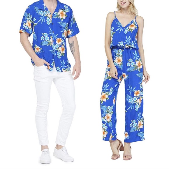 Couples Matching Luau Outfit - Picture 2 of 2
